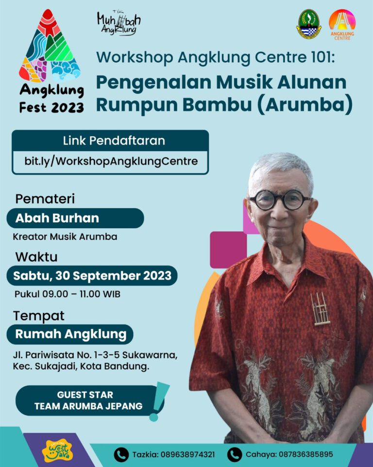 𝗪𝗼𝗿𝗸𝘀𝗵𝗼𝗽 𝗔𝗻𝗴𝗸𝗹𝘂𝗻𝗴 𝗖𝗲𝗻𝘁𝗿𝗲 𝟭𝟬𝟭: 𝗣𝗲𝗻𝗴𝗲𝗻𝗮𝗹𝗮𝗻 𝗠𝘂𝘀𝗶𝗸 𝗔𝗹𝘂𝗻𝗮𝗻 𝗥𝘂𝗺𝗽𝘂𝗻 𝗕𝗮𝗺𝗯𝘂 (𝗔𝗿𝘂𝗺𝗯𝗮) Picture